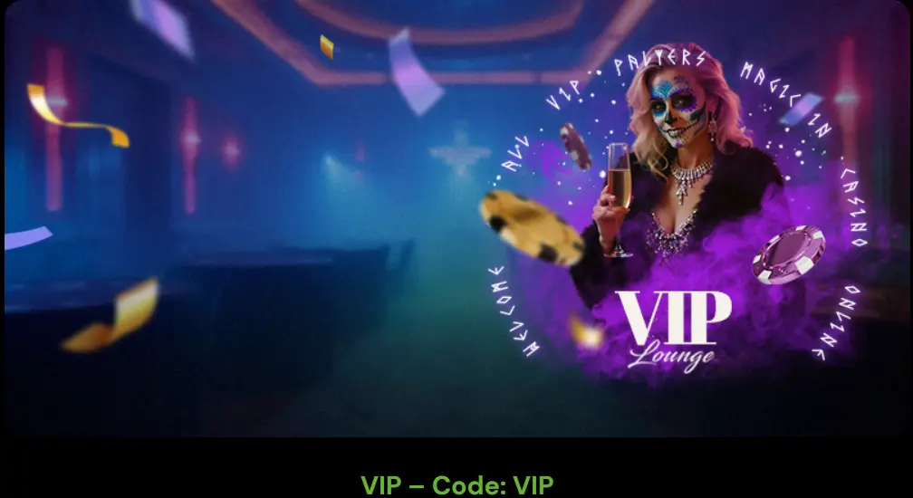 VIP Club levels with cashback up to 15%